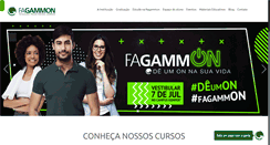 Desktop Screenshot of fagammon.edu.br